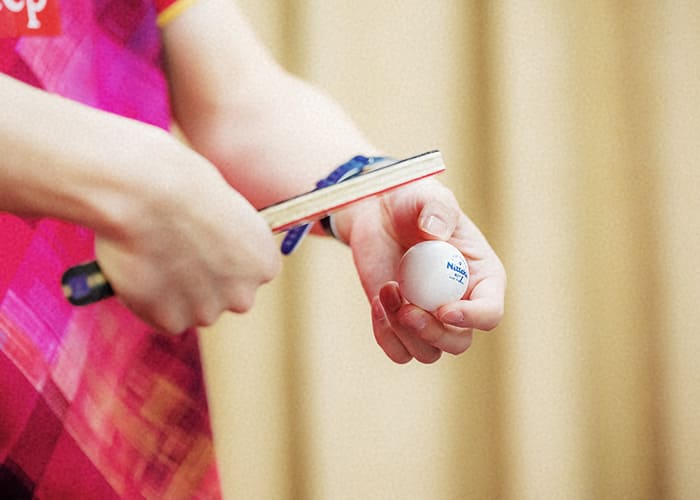 少人数制だからできる卓球指導